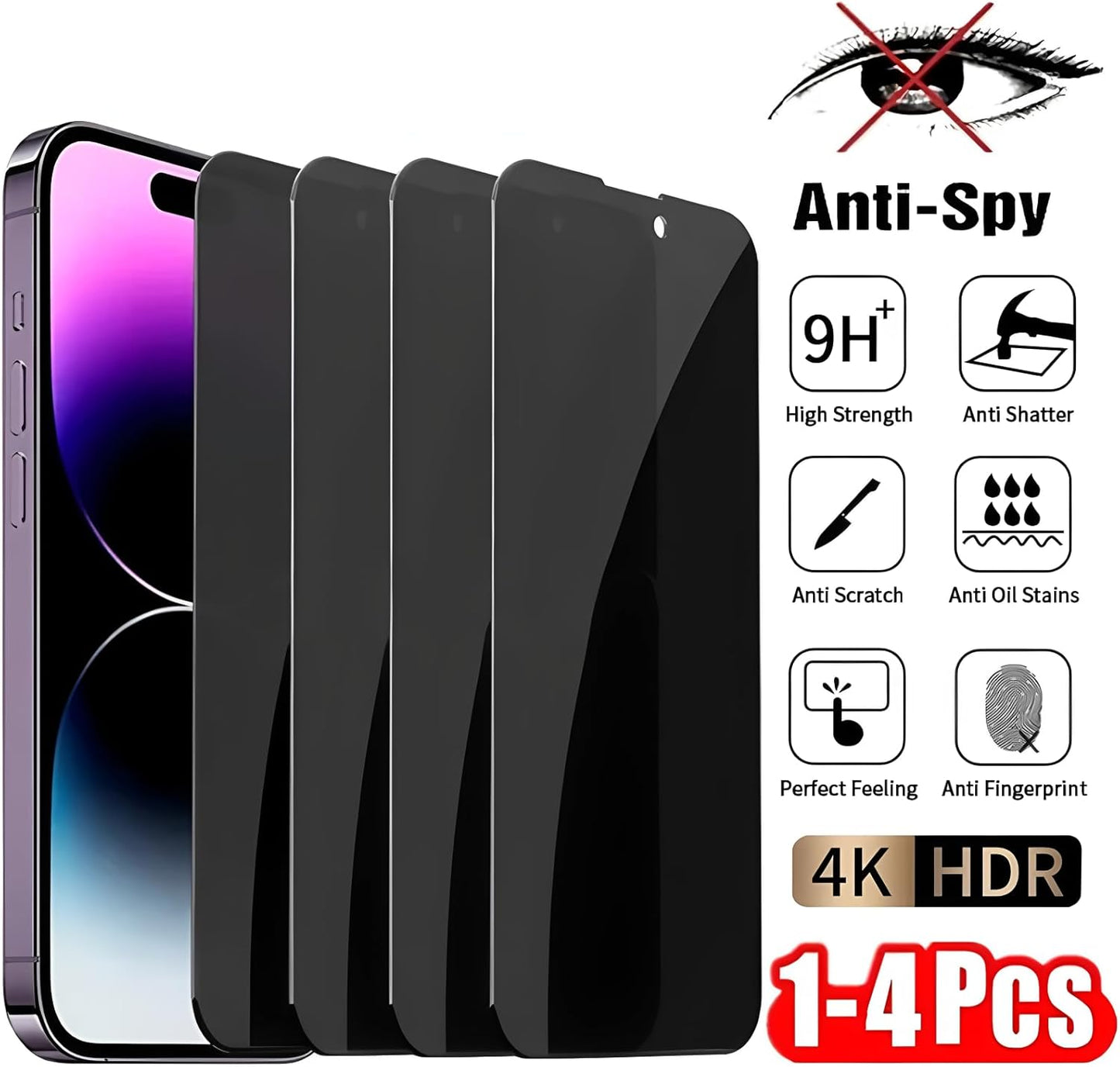 Anti-Spy Privacy Screen Guard